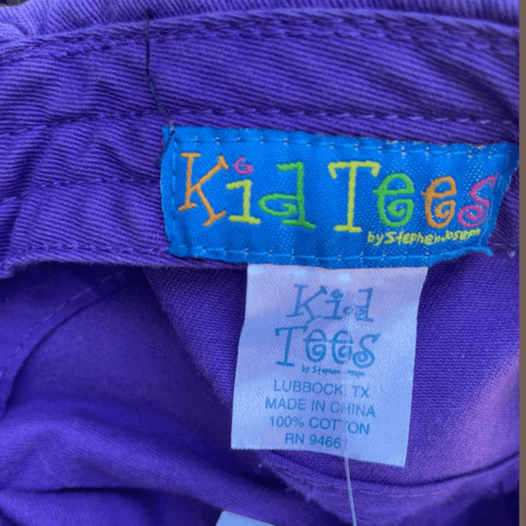 Oakland Zoo Butterfly Hat | Purple Cotton | One Size | Vintage - Picture 4 of 4